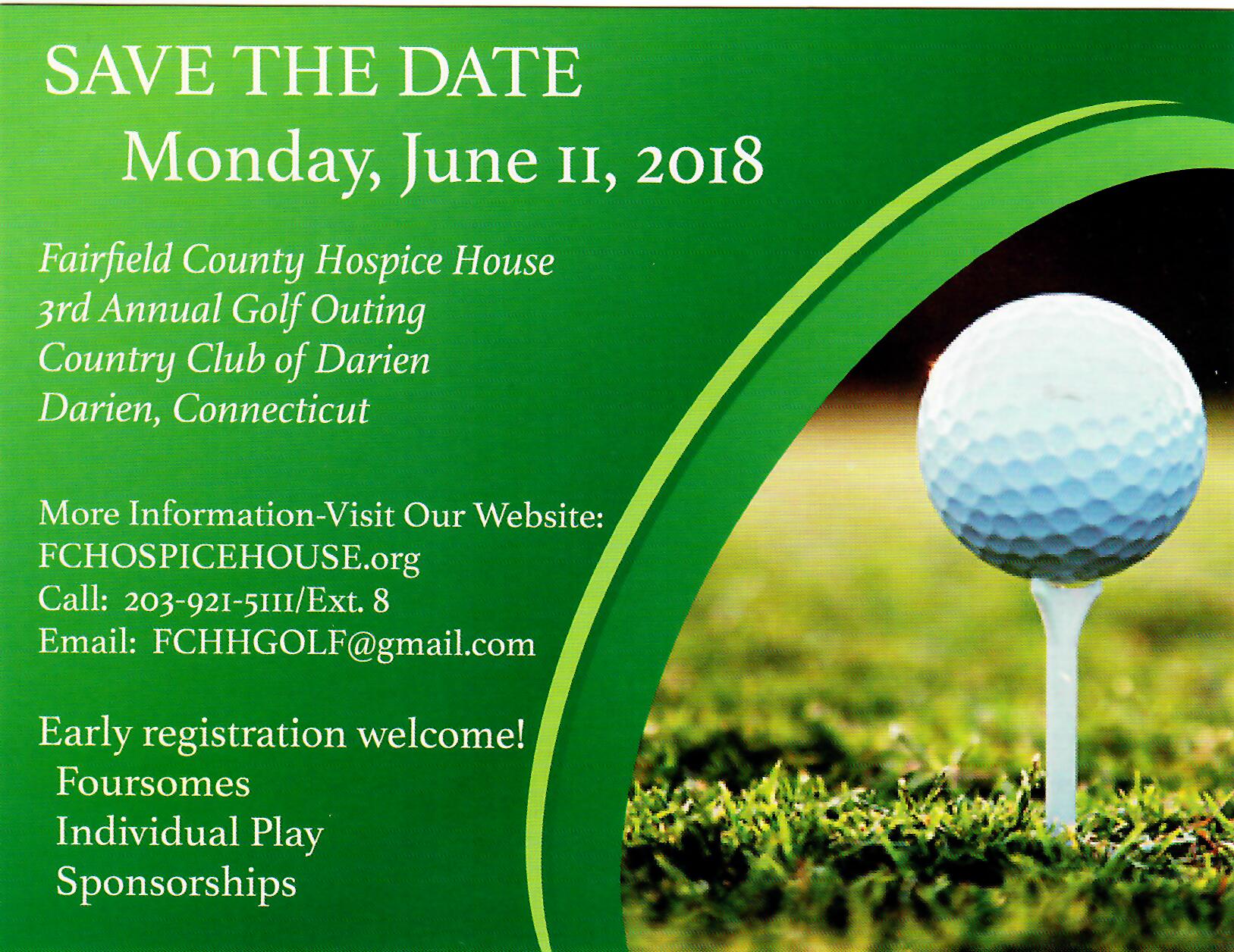 Golf 2018 Save The Date Card 1 Fairfield County s Community Foundation