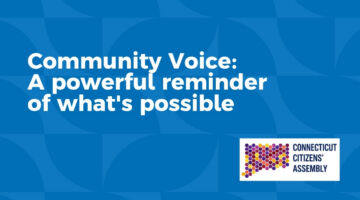 Community Voice: A powerful reminder of what's possible